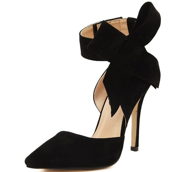 Women Shoes Big Bow Tie