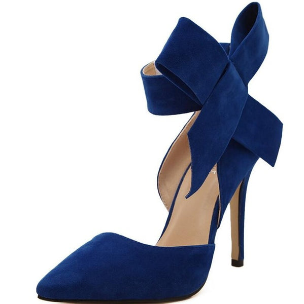 Women Shoes Big Bow Tie