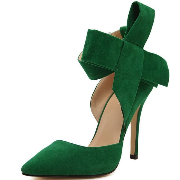 Women Shoes Big Bow Tie