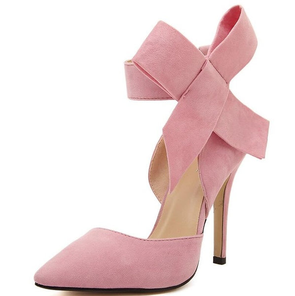 Women Shoes Big Bow Tie