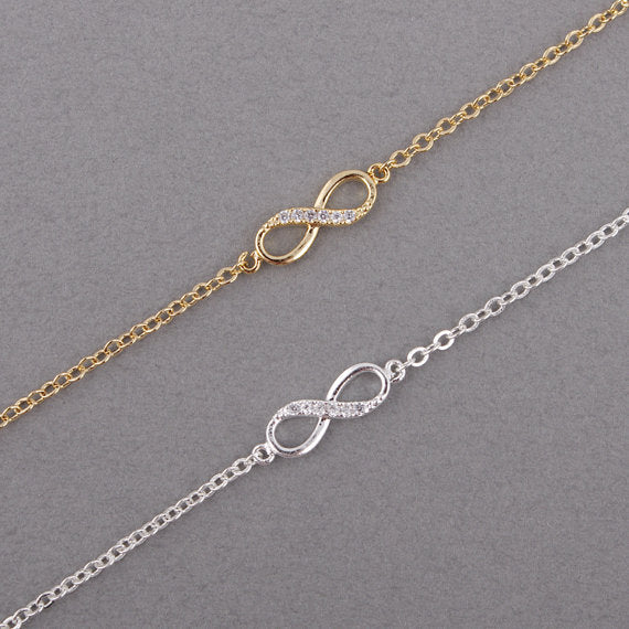 Number 8 Chain Bracelets