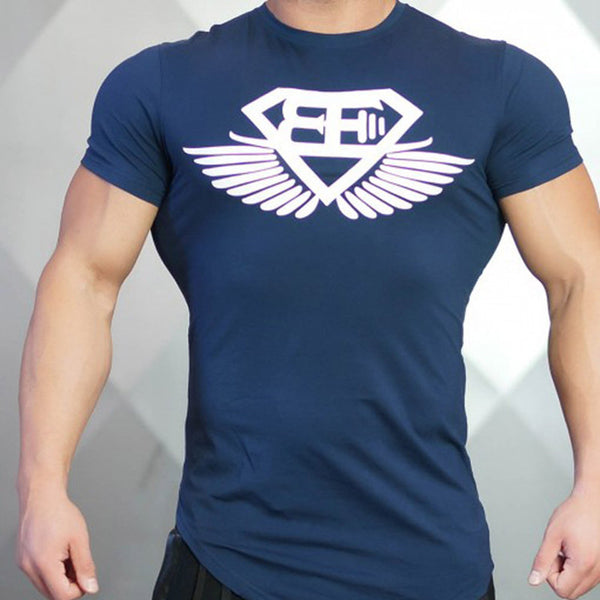 Men Shirt O-Neck printing tees