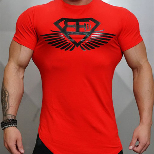 Men Shirt O-Neck printing tees