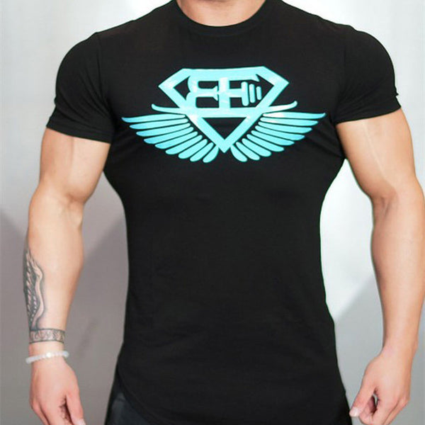 Men Shirt O-Neck printing tees