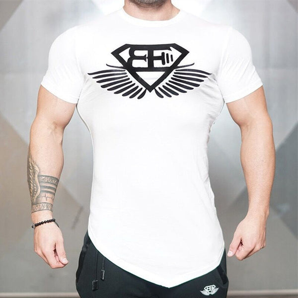 Men Shirt O-Neck printing tees