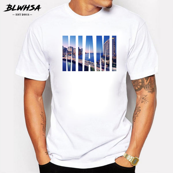 Men T-Shirt Miami Hot