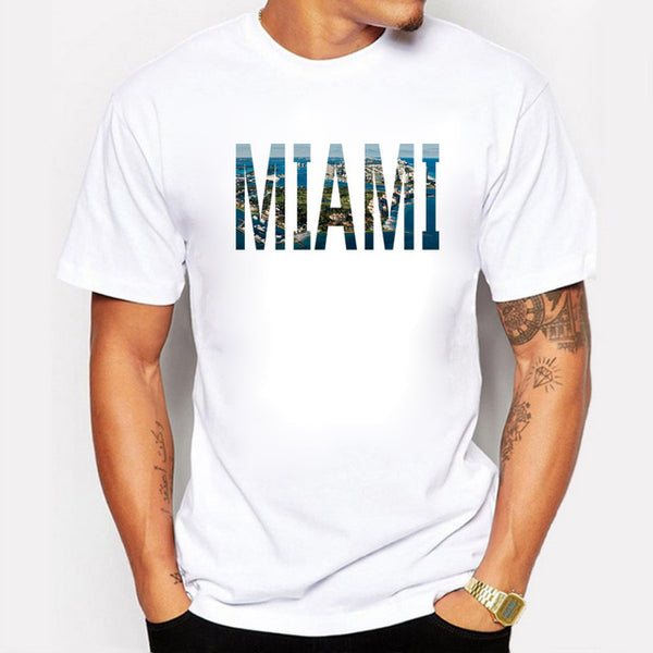 Men T-Shirt Miami Hot
